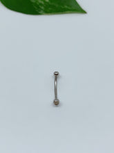 Load image into Gallery viewer, 16G 8mm long Eyebrow ring
