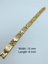 Load image into Gallery viewer, Gold plated stainless steel bracelet
