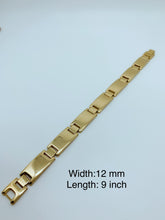 Load image into Gallery viewer, Gold plated stainless steel bracelet
