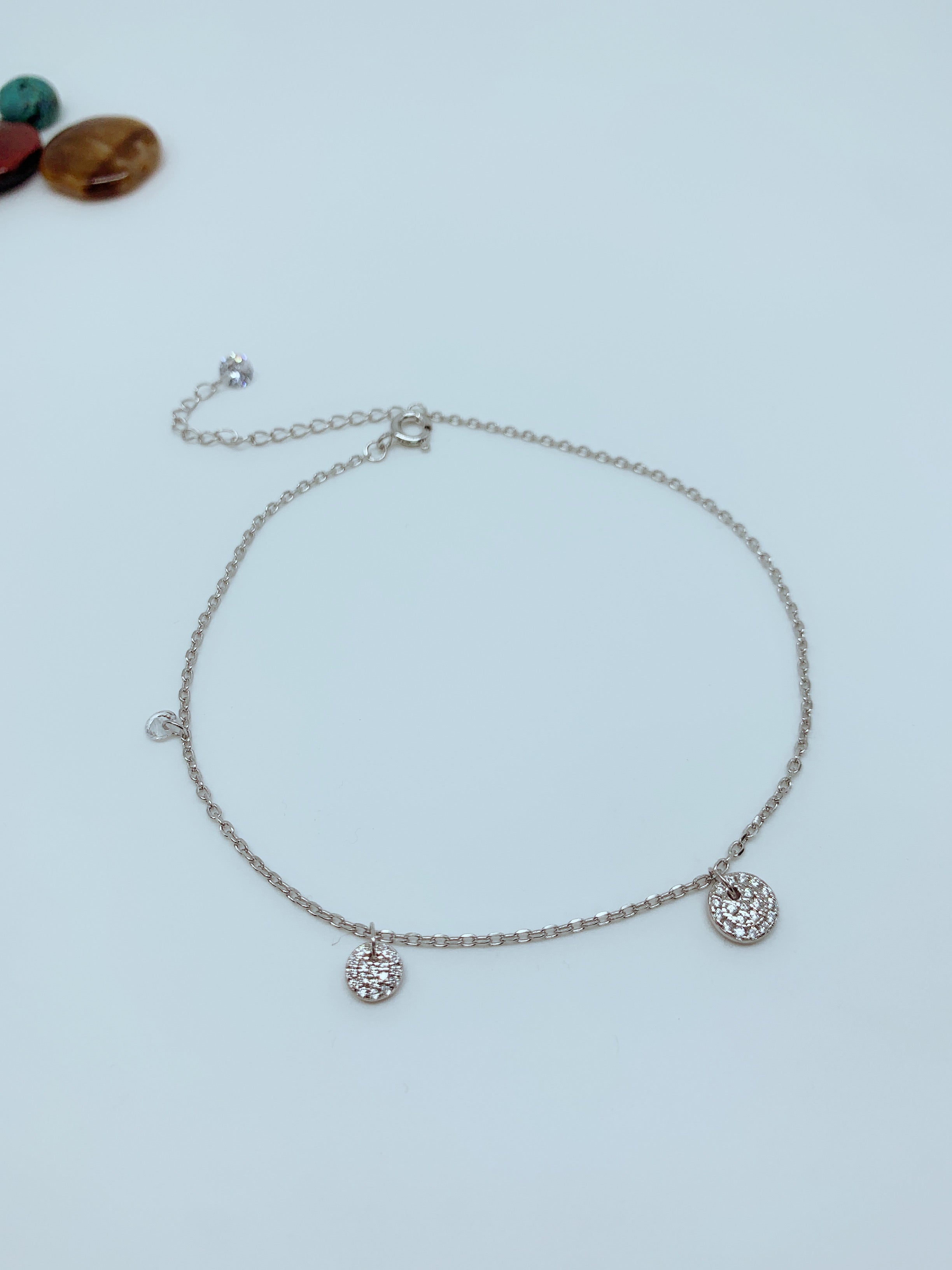 Sterling silver anklet