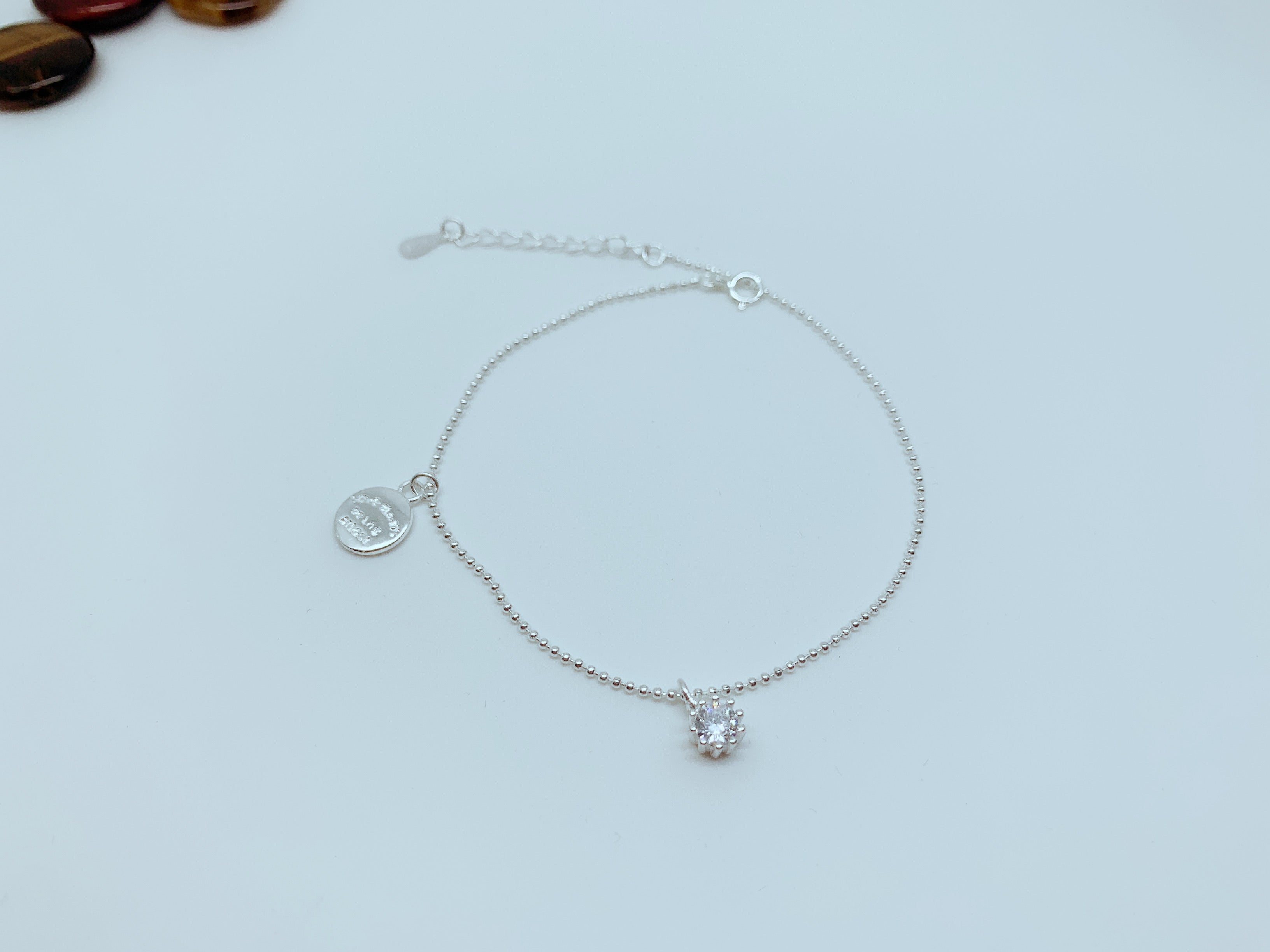 Sterling silver anklet