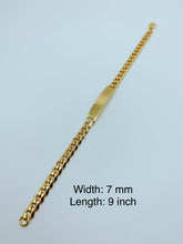 Load image into Gallery viewer, Gold plated stainless steel bracelet
