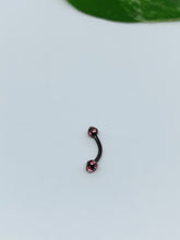 Load image into Gallery viewer, 16G 8mm long Eyebrow ring
