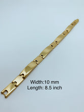 Load image into Gallery viewer, Gold plated stainless steel bracelet
