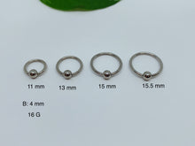 Load image into Gallery viewer, 16G Multi-purpose body piercing ring
