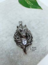 Load image into Gallery viewer, Wolf Stainless steel pendant
