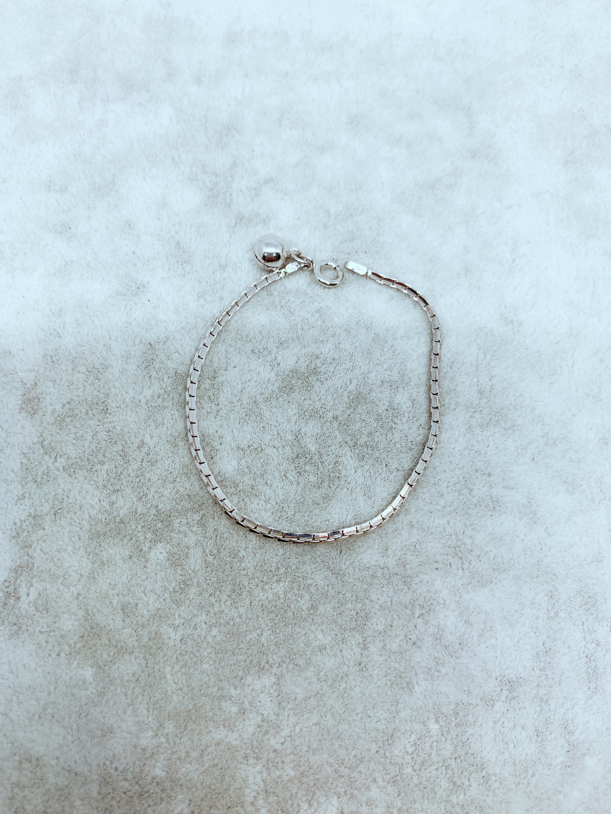 sterling silver baby bracelet